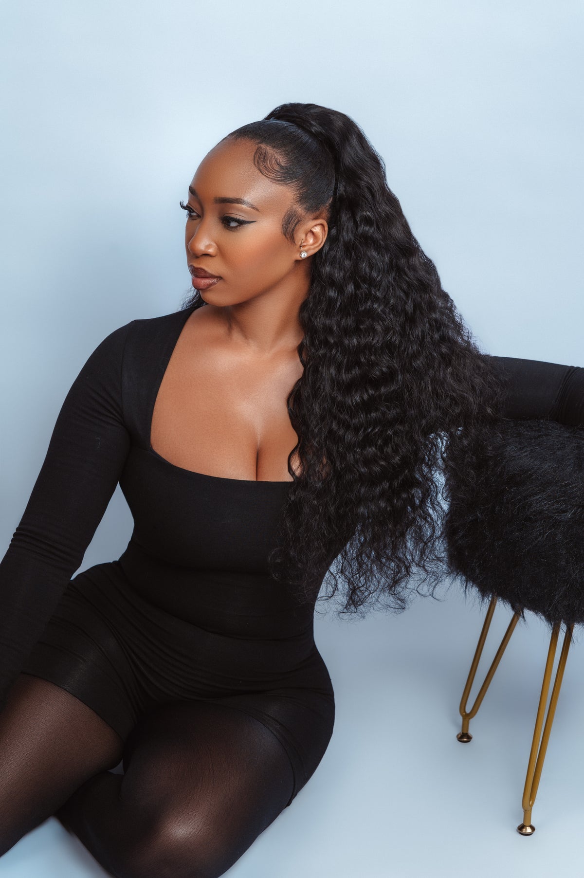 Half-Up Ponytail Duo